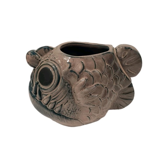 Other - Tiki Farm Angler Fish Mug- Hau'oli Na Maka - Stoney Teal - Tiki Mug